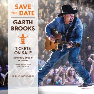 SAVE THE DATE: Garth Brooks Tickets On-Sale Saturday, Sept. 9