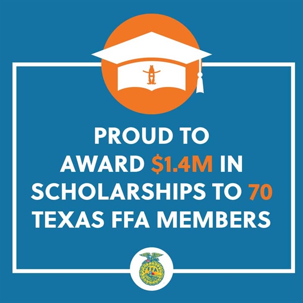 Rodeo Awards $1.4 Million in Scholarships to Texas FFA Students