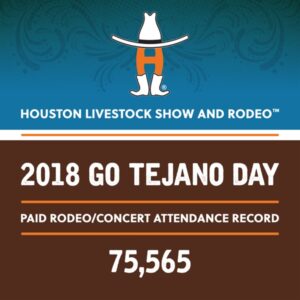 All-time Paid Rodeo/Concert Attendance Record Broken on 2018 Houston Livestock Show and Rodeo™ Go Tejano Day