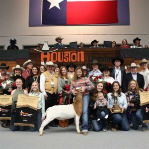 Families worked together to break records at the 2018 Houston Livestock Show and Rodeo™ Junior Market Lamb and Goat Auction