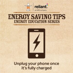 Energy Saving Tips From our Friends at Reliant