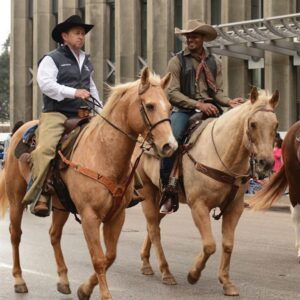 87th Annual Houston Livestock Show and Rodeo Begins with Parade and Rodeo Run in Downtown Houston