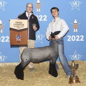 2022 Junior Market Lamb and Goat Champion Selection