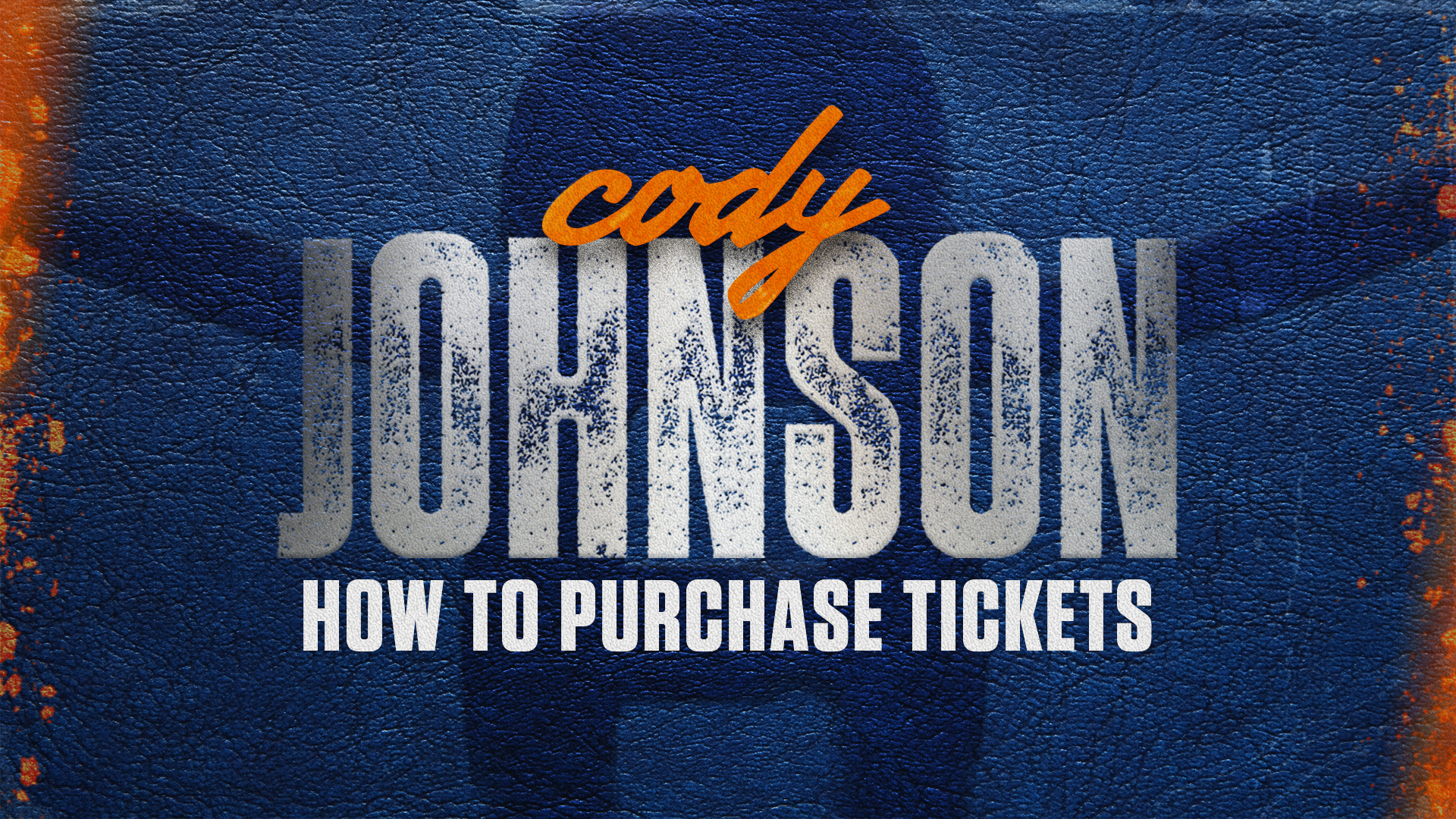How to purchase Cody Johnson tickets