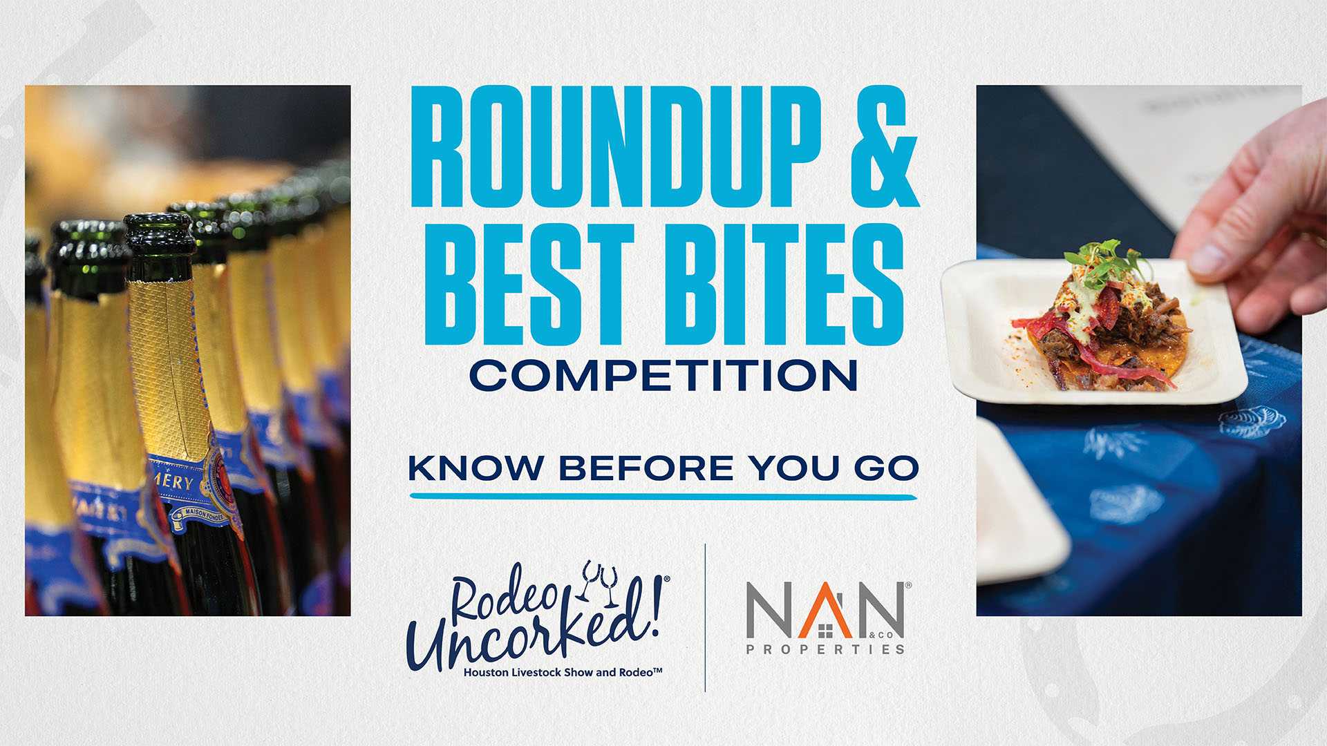 Know Before You Go | 2026 Rodeo Uncorked! Roundup & Best Bites Competition Presented by Nan & Company Properties