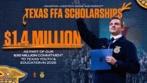 The Rodeo Invests in the Future of Texas Agriculture with $1.4 Million in Texas FFA Scholarships