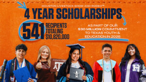 The Rodeo Reaches New Milestone in Support of Texas Students with $10.8 Million in Scholarships