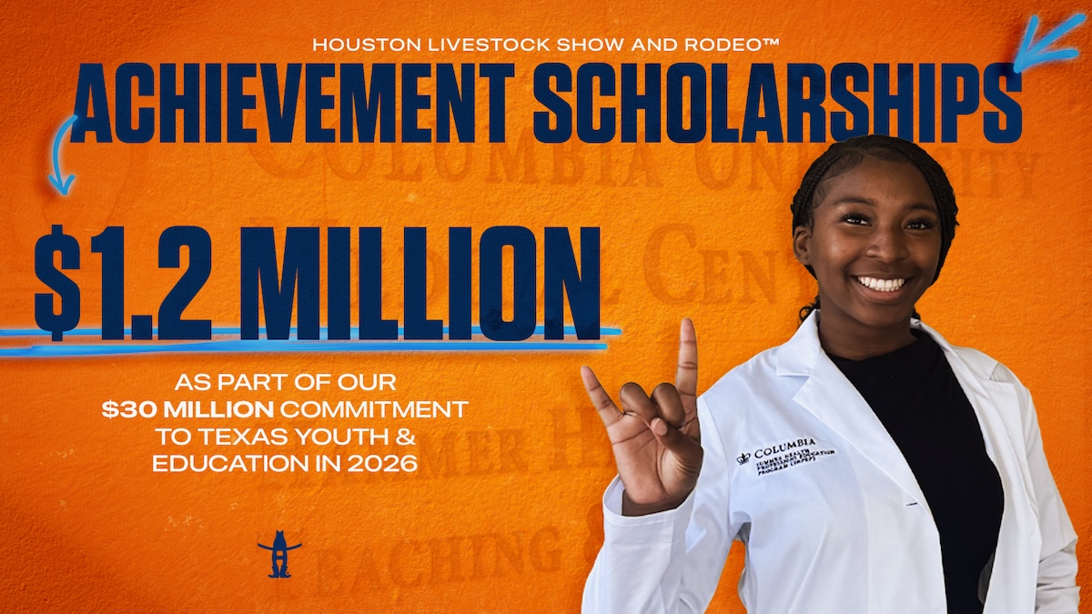 Academic Excellence Earns Rodeo Scholars $1.2 Million in Achievement Scholarships