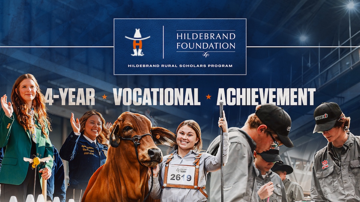 The Rodeo, Hildebrand Foundation Launch Rural Scholars Program, Awarding Nearly $2 Million to Texas Students