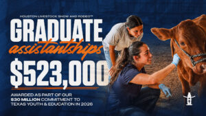 Rodeo Increases Graduate Assistantship Program Commitment to More Than Half a Million Dollars